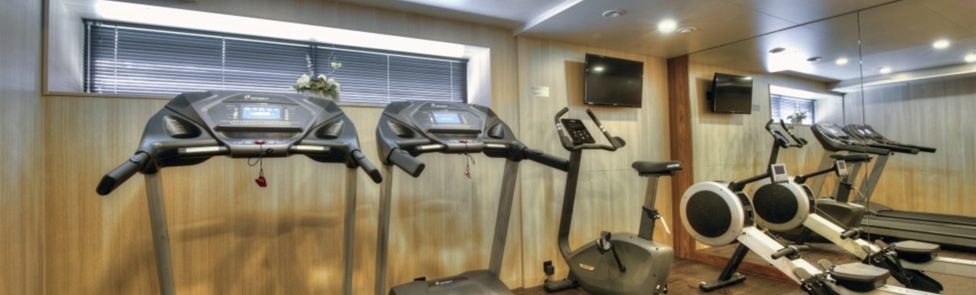 Fitnessraum auf MS Anesha