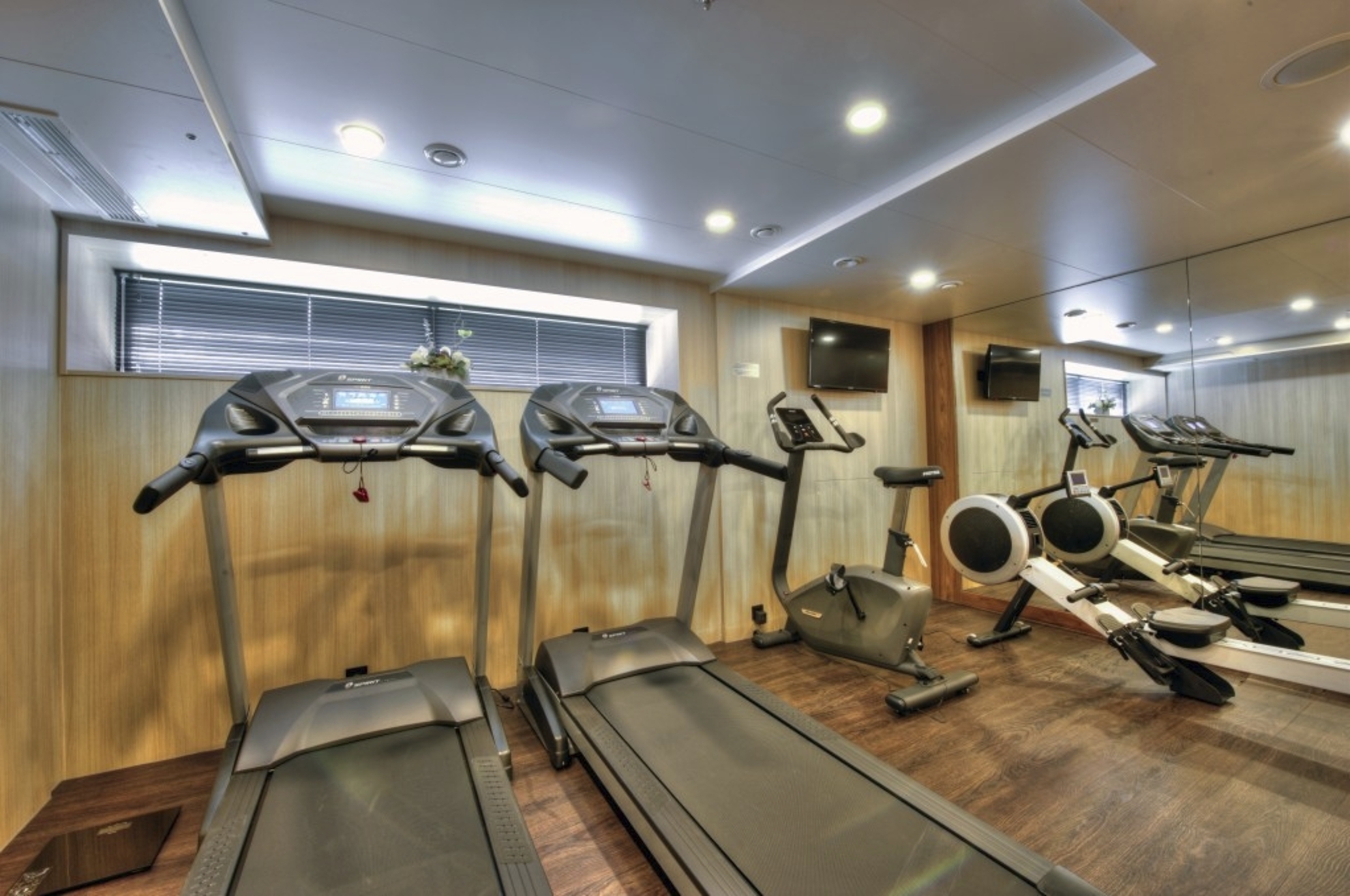 Fitnessraum auf MS Anesha