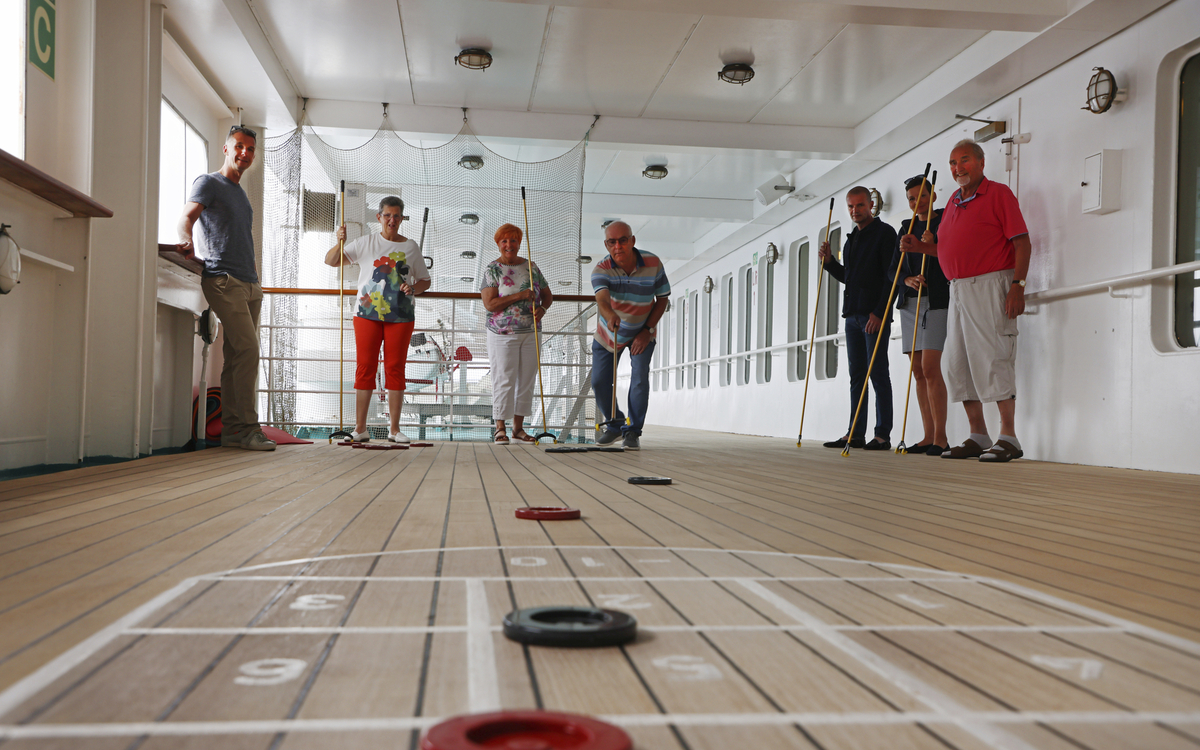 Shuffleboard, MS Deutschland