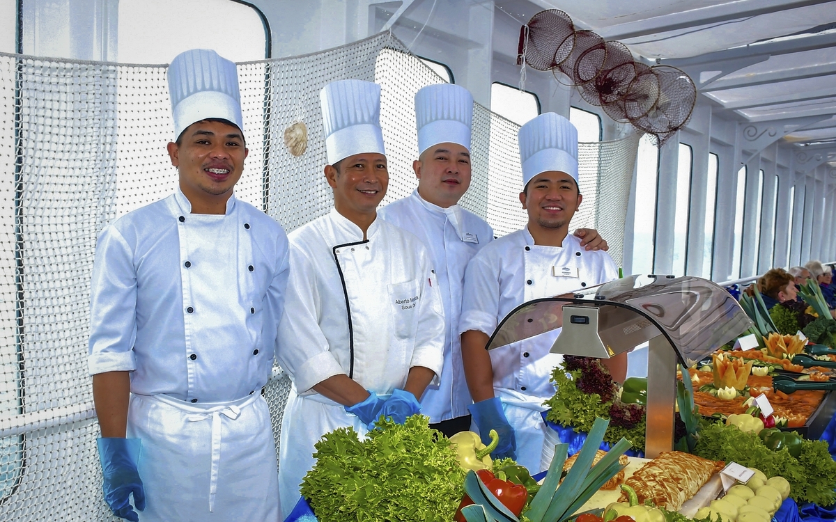 Kulinarische Köstlichkeiten, MS Deutschand