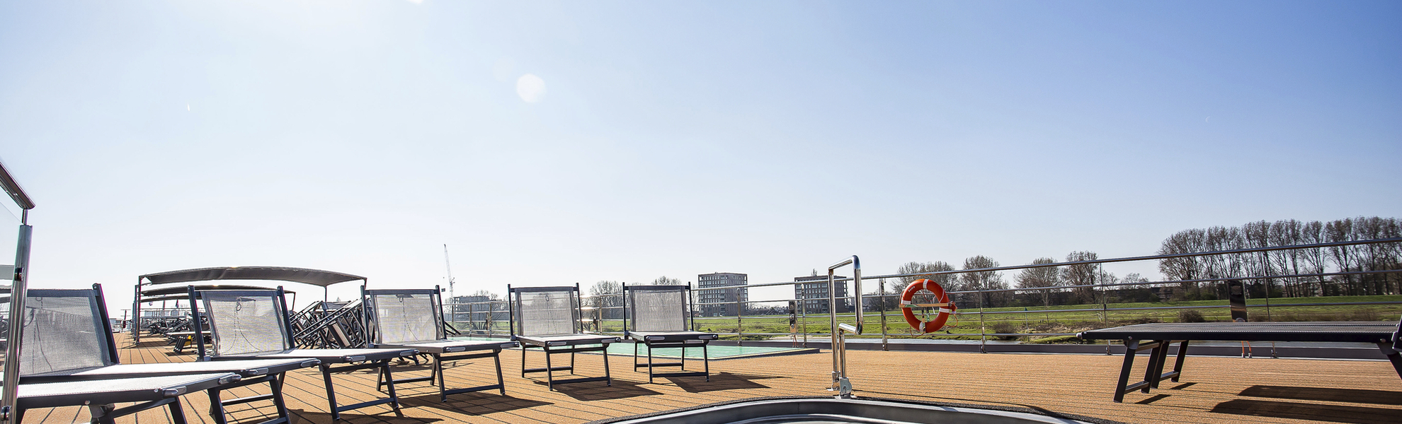 Whirlpool am Deck der MS Asara