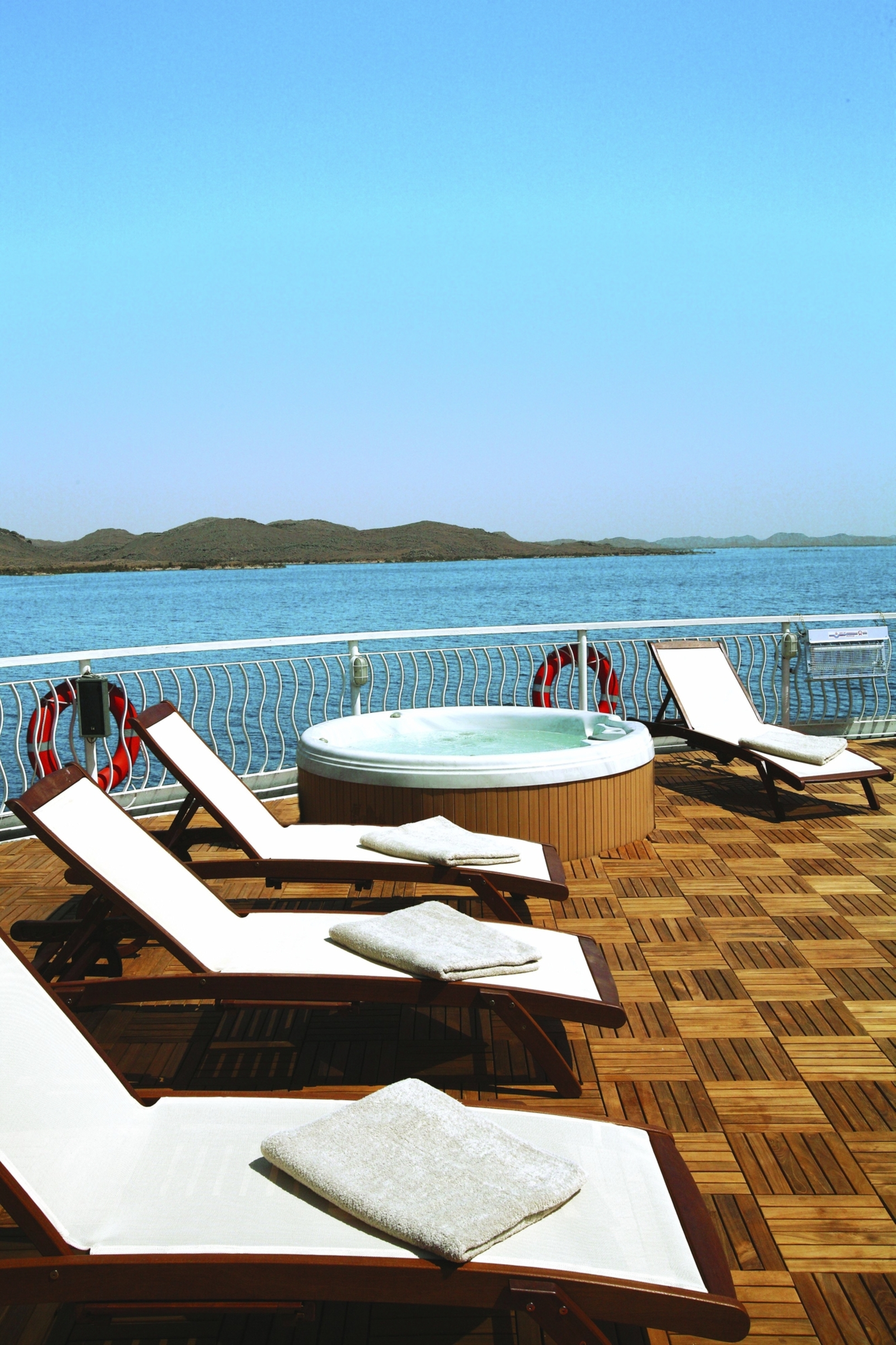 Sonnendeck Nilschiff MS Steigenberger Minerva