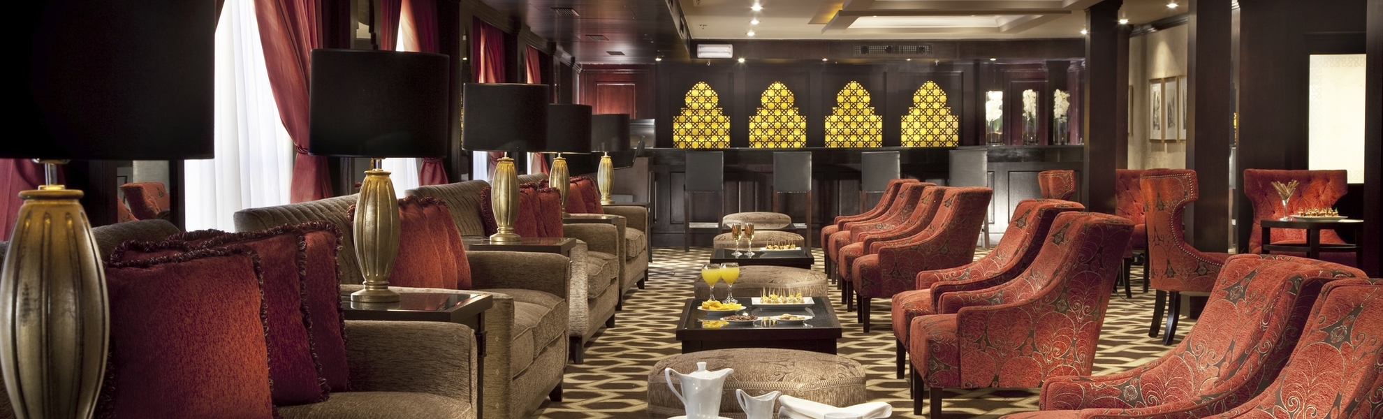 Lounge auf dem Nilschiff MS Steigenberger Legacy