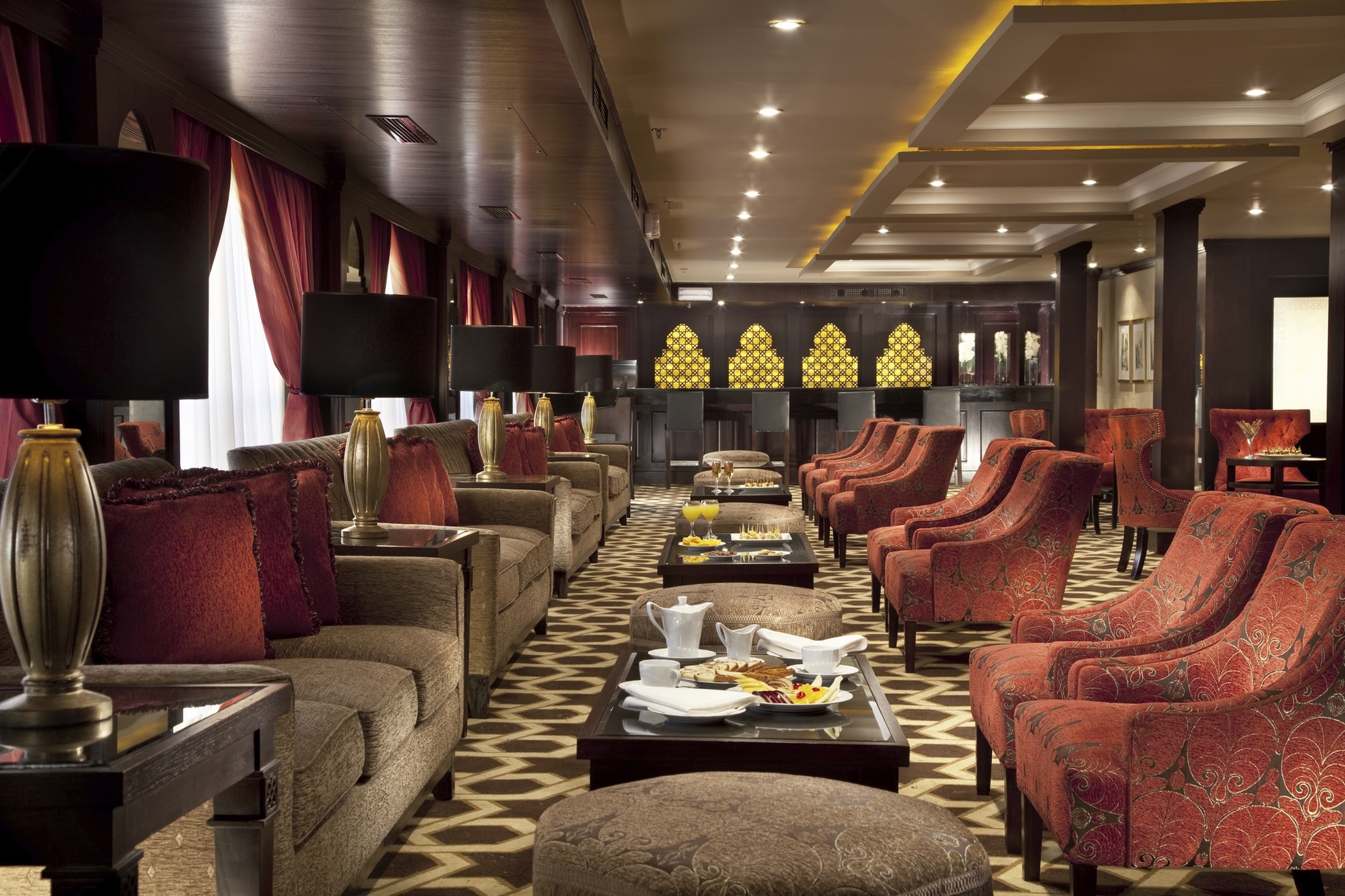 Lounge auf dem Nilschiff MS Steigenberger Legacy
