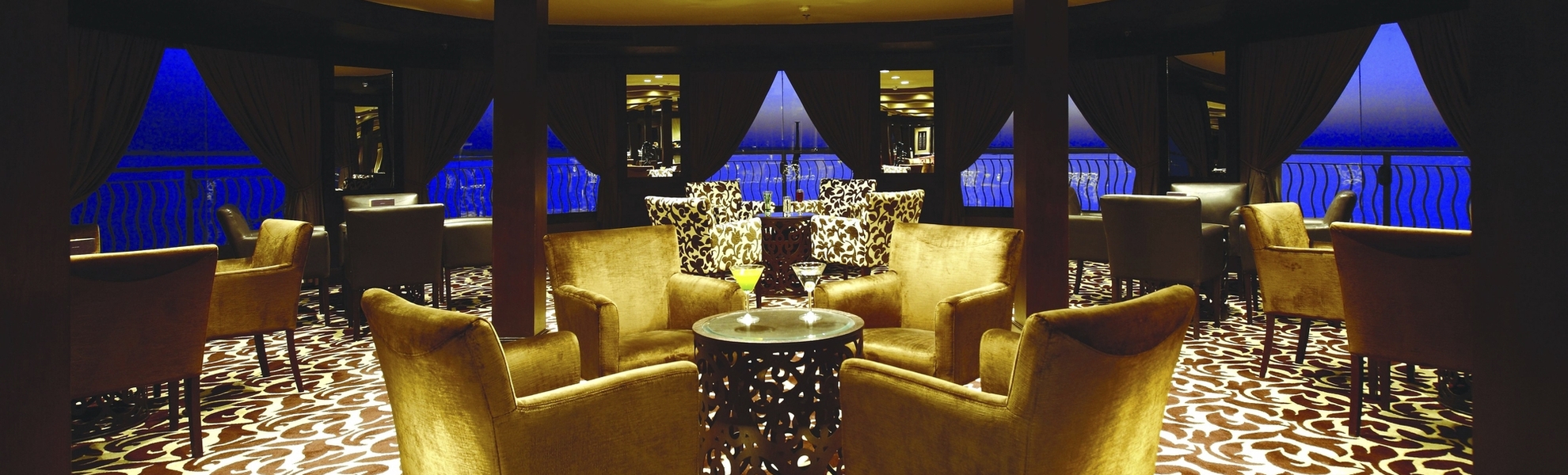 Lounge auf MS Steigenberger Omar El Khayam