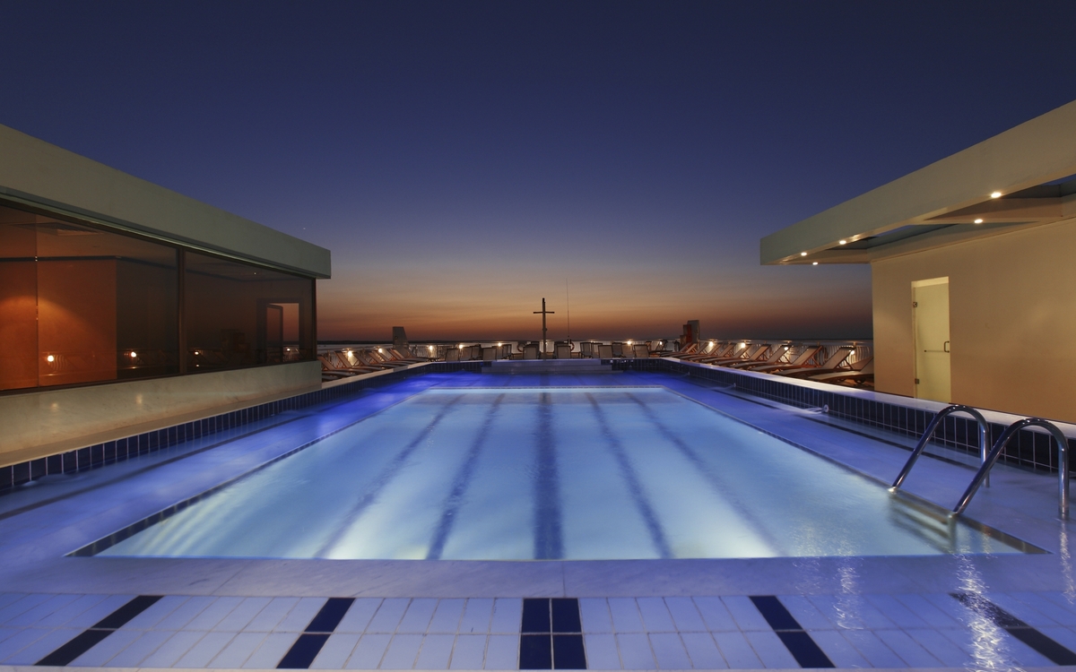 Pool auf MS Steigenberger Omar el Khayam