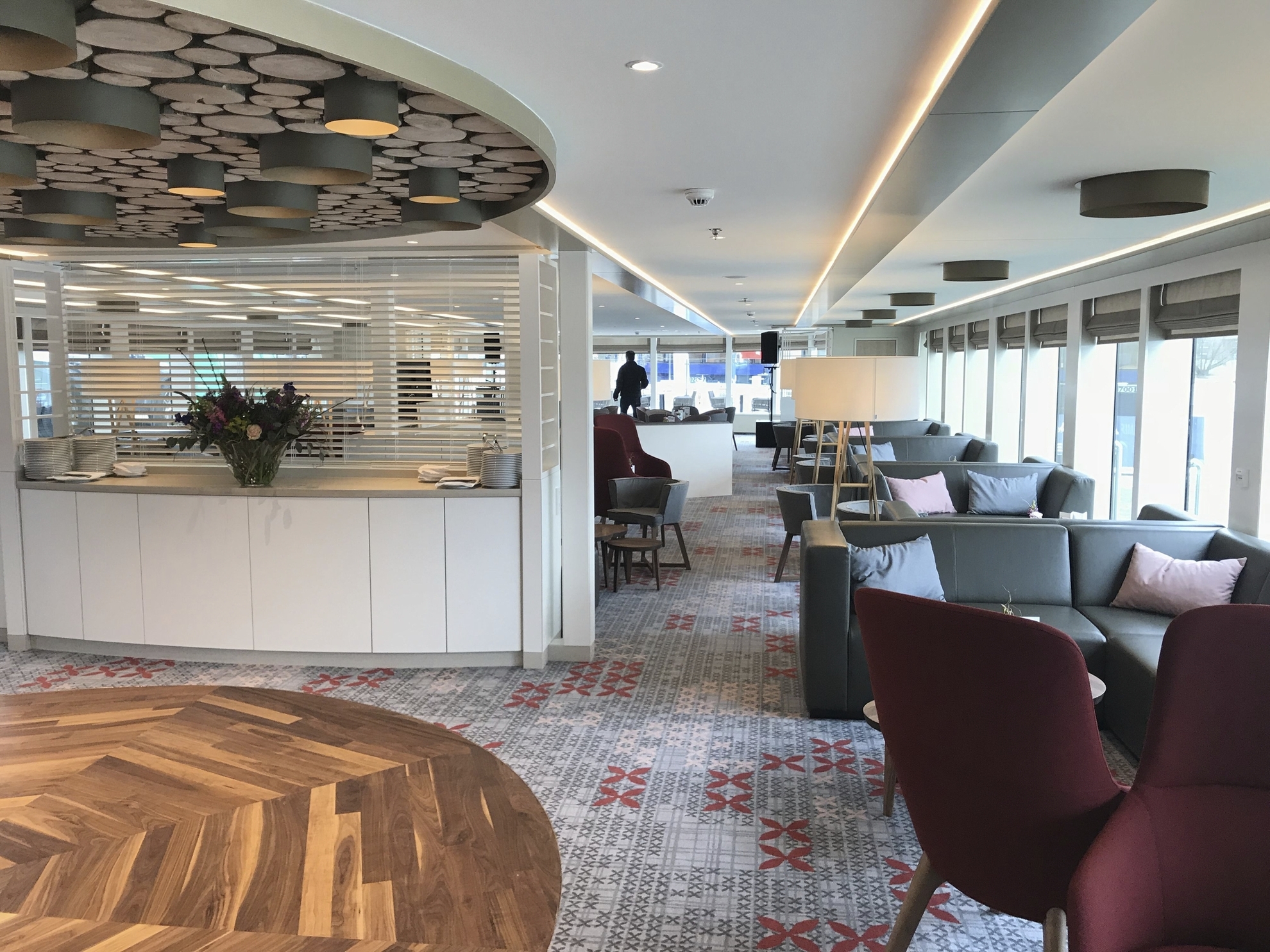 Panorama-Lounge auf MS Alena