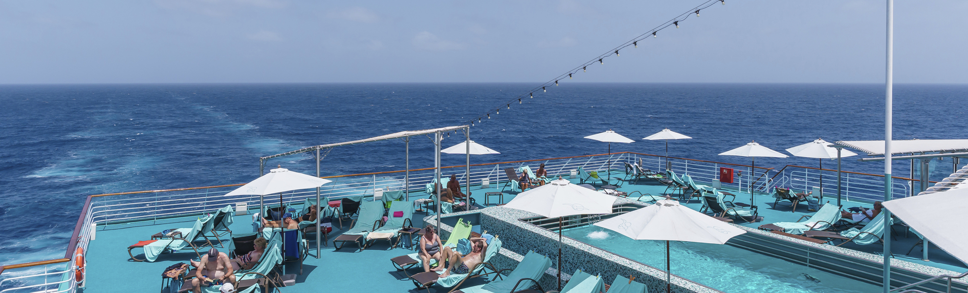 Pool auf dem Apollo-Deck