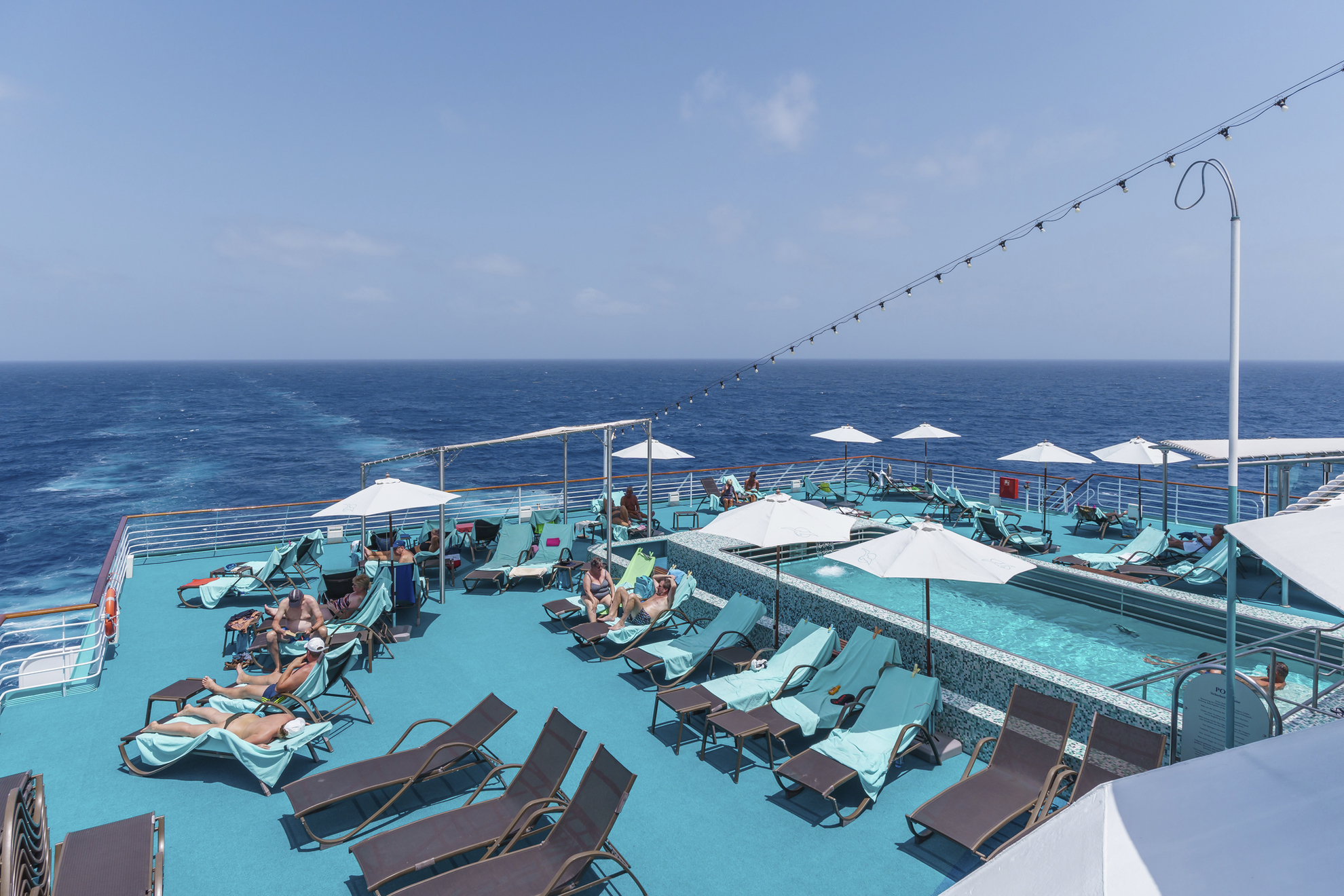 Pool auf dem Apollo-Deck