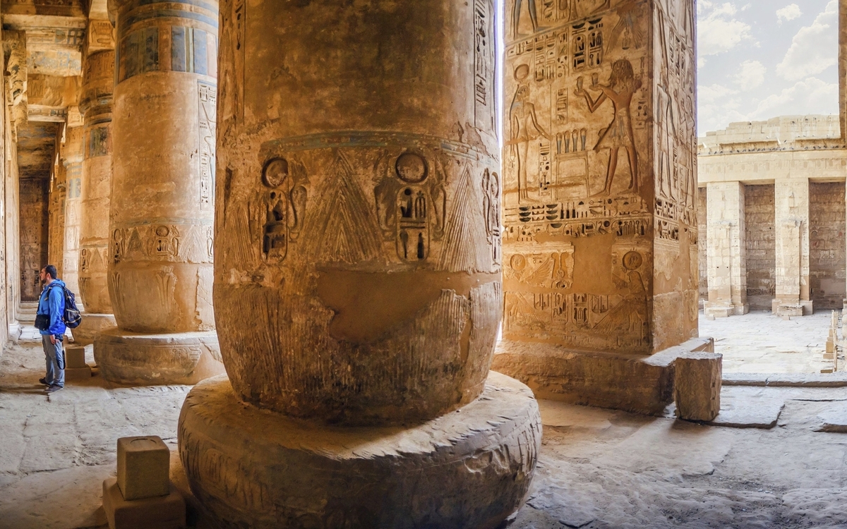 Medinet Habu-Tempel, Ägypten