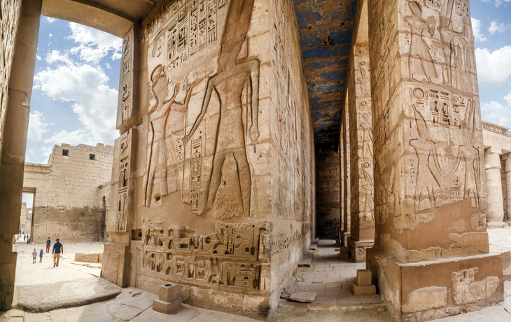 Tempel Medinet Habu, Aegypten