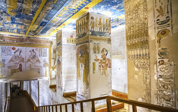 Grabkammer im Tal der Könige, Ägypten