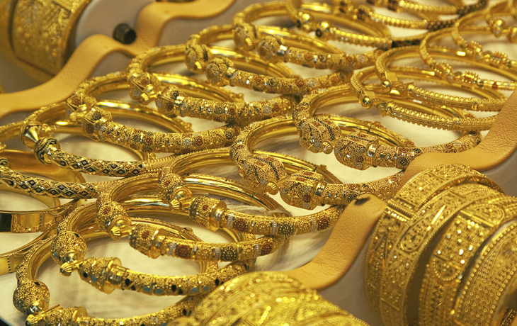 Gold-Souk Markt in Dubai, VAE