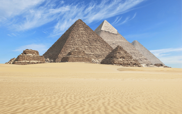 Pyramiden von Gizeh in Ägypten