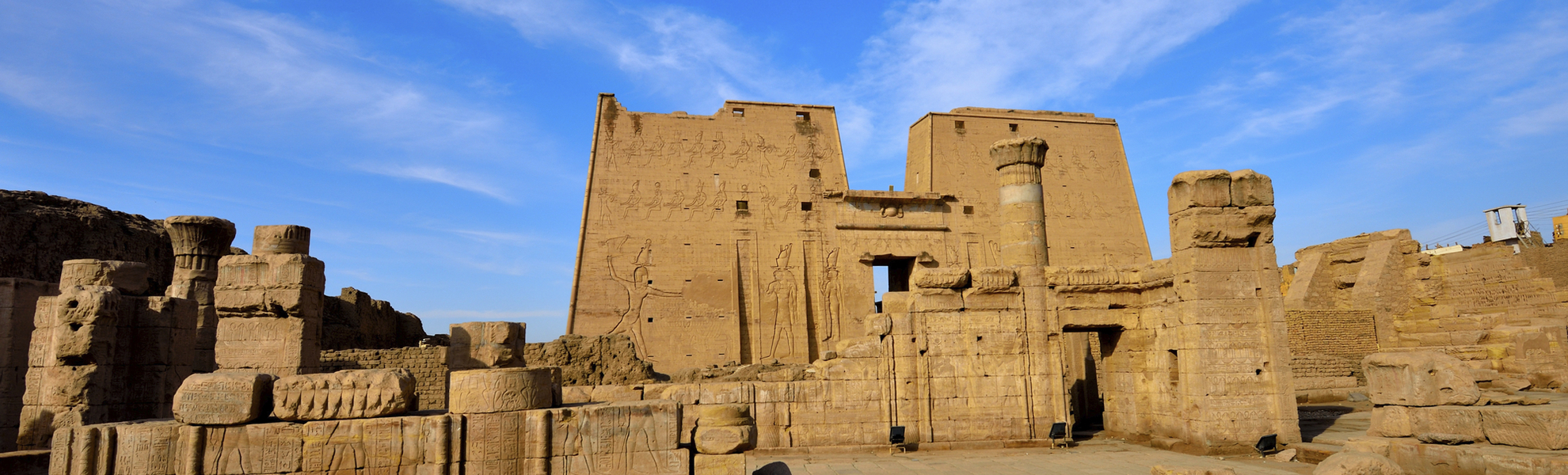Edfa Tempel in Assuan, Ägypten