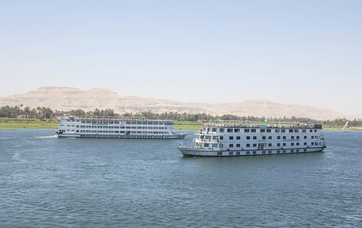 Kreuzfahrtschiffe auf dem Nil, Ägypten