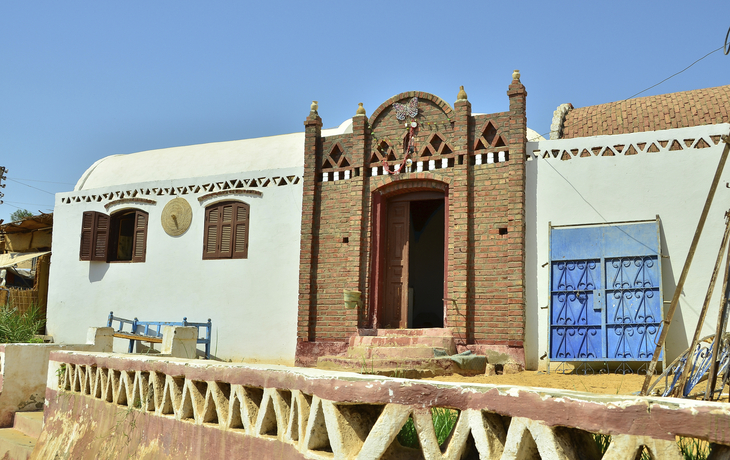 Haus im Nubischen Dorf in Ägypten