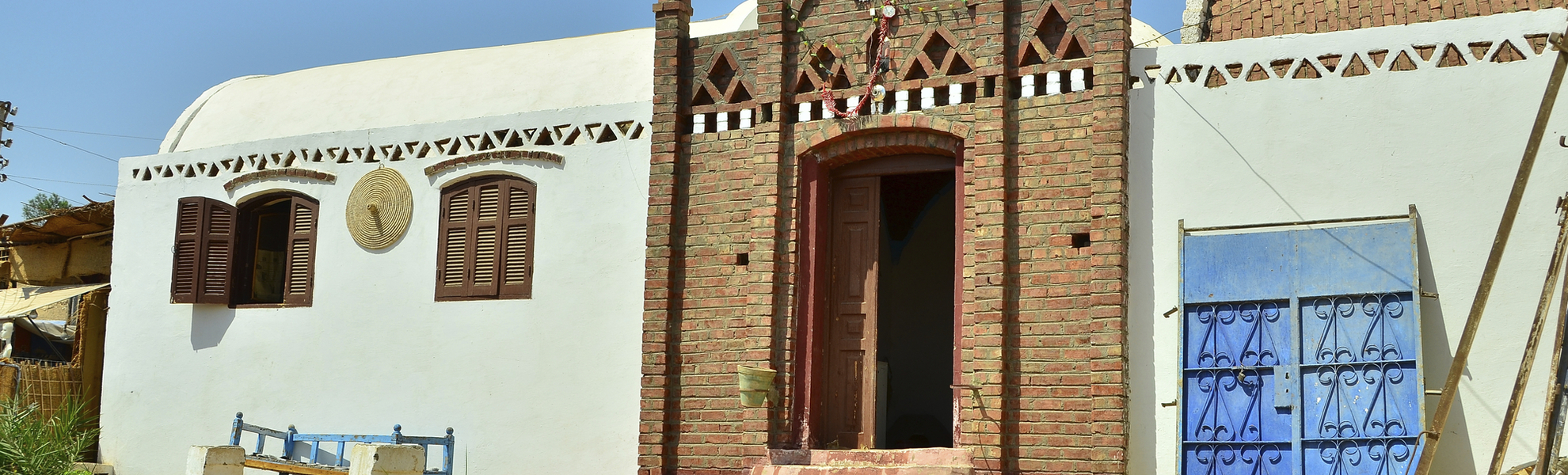 Haus im Nubischen Dorf in Ägypten