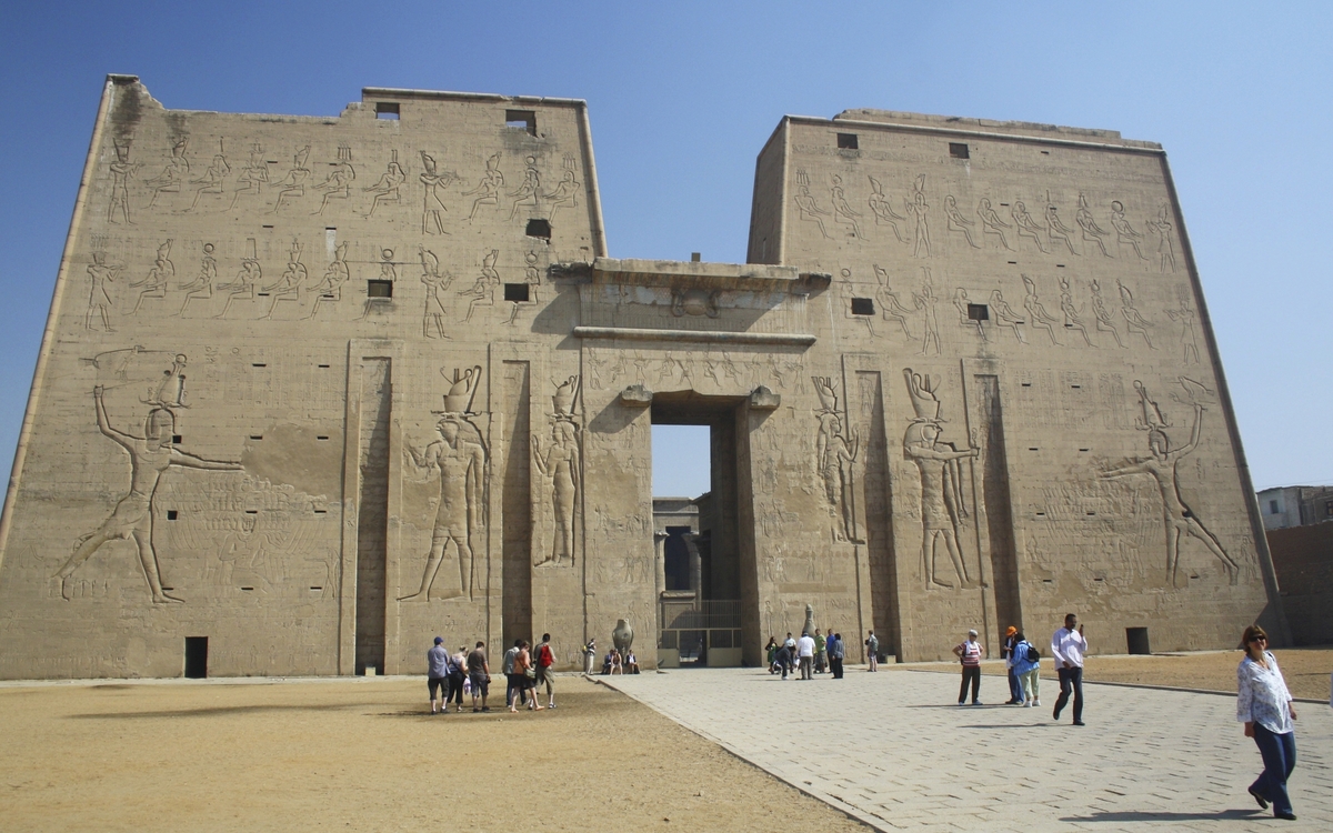 Tempel von Edfu in Ägypten
