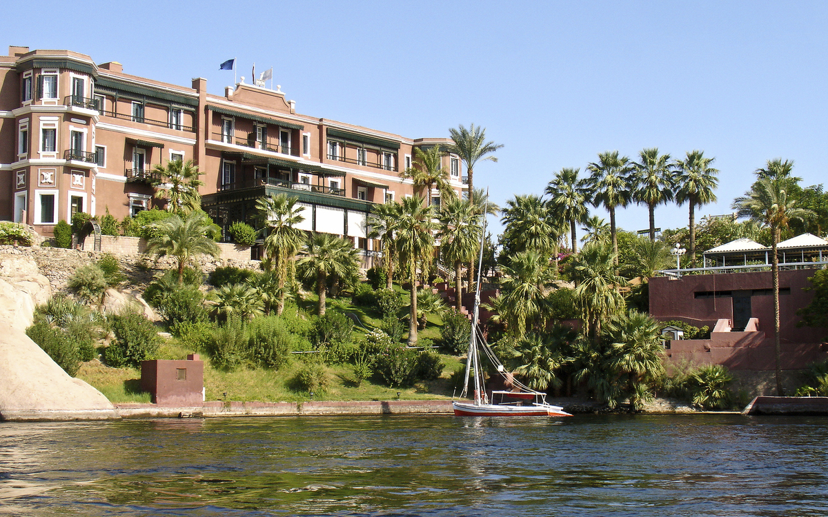 Old Cataract Hotel am Nilufer in Ägypten