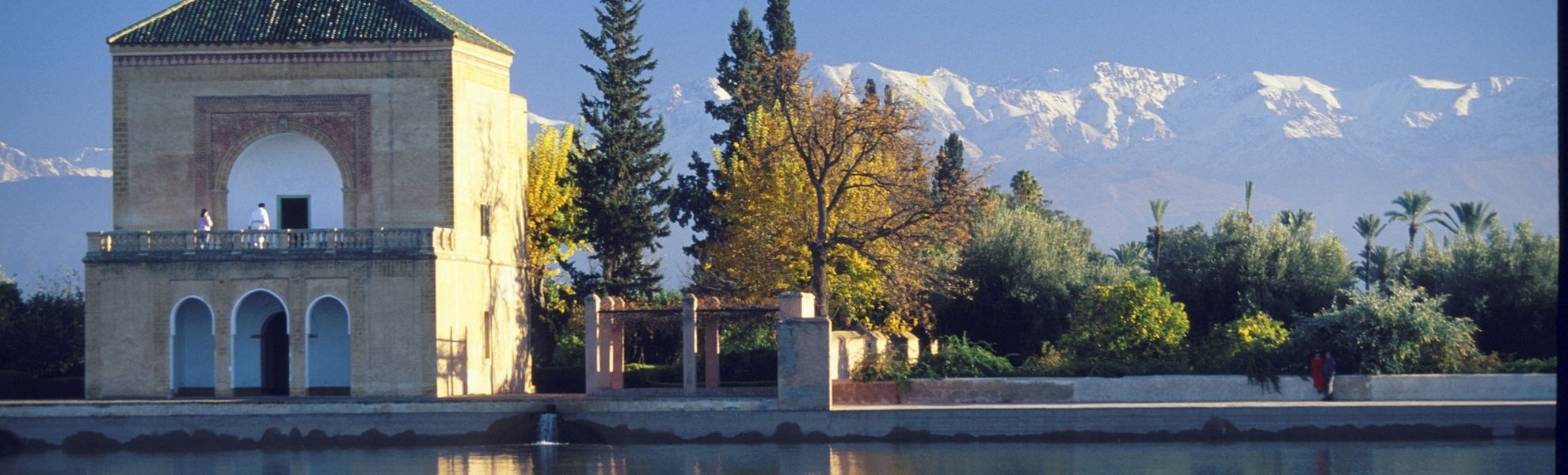 Menara Garten in Marrakesch, Marokko