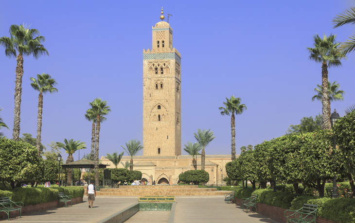 Koutoubia Moschee in Marrakesch, Marokko