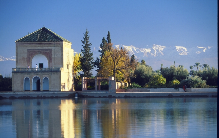 Menara Garten in Marrakesch, Marokko
