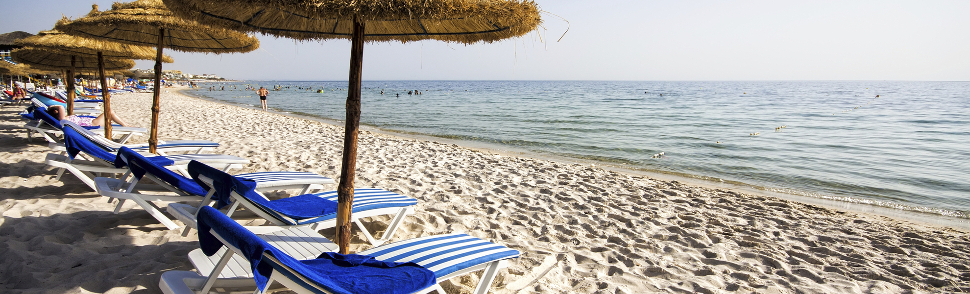 traumhafter Sandstrand, Tunesien