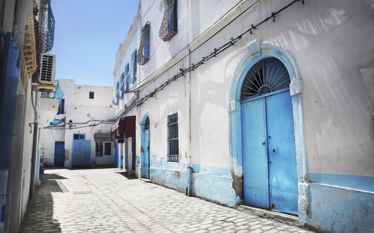 Gasse in Tunesien