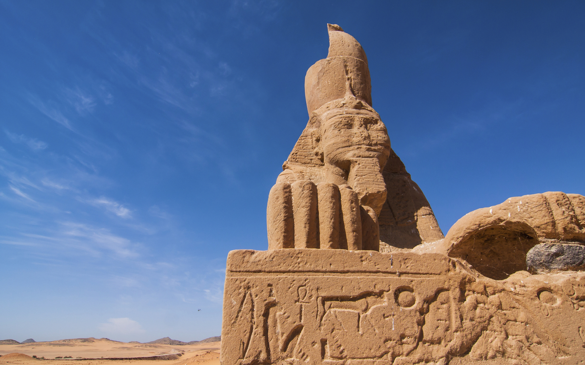 Nofretete Monument in Ägypten