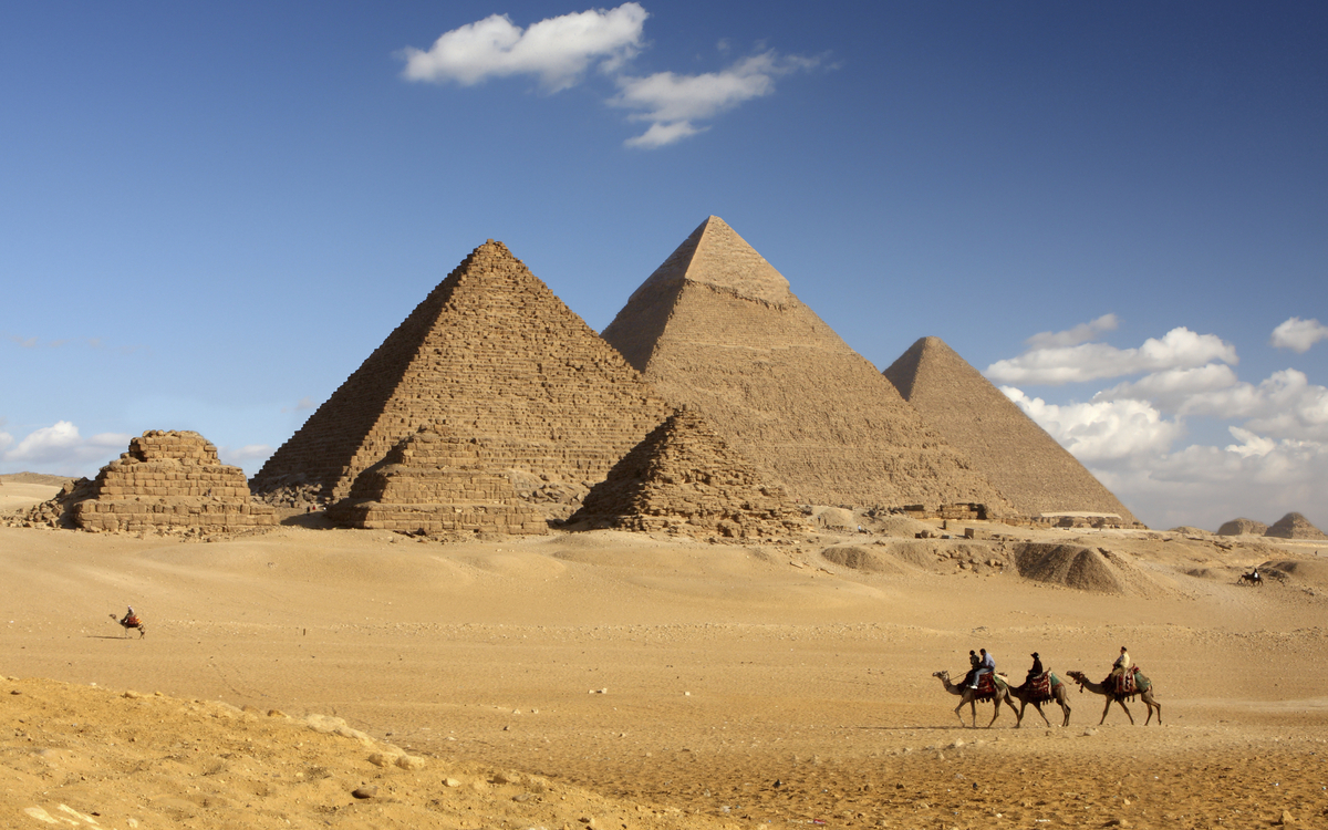 Pyramiden von Gizeh in Ägypten
