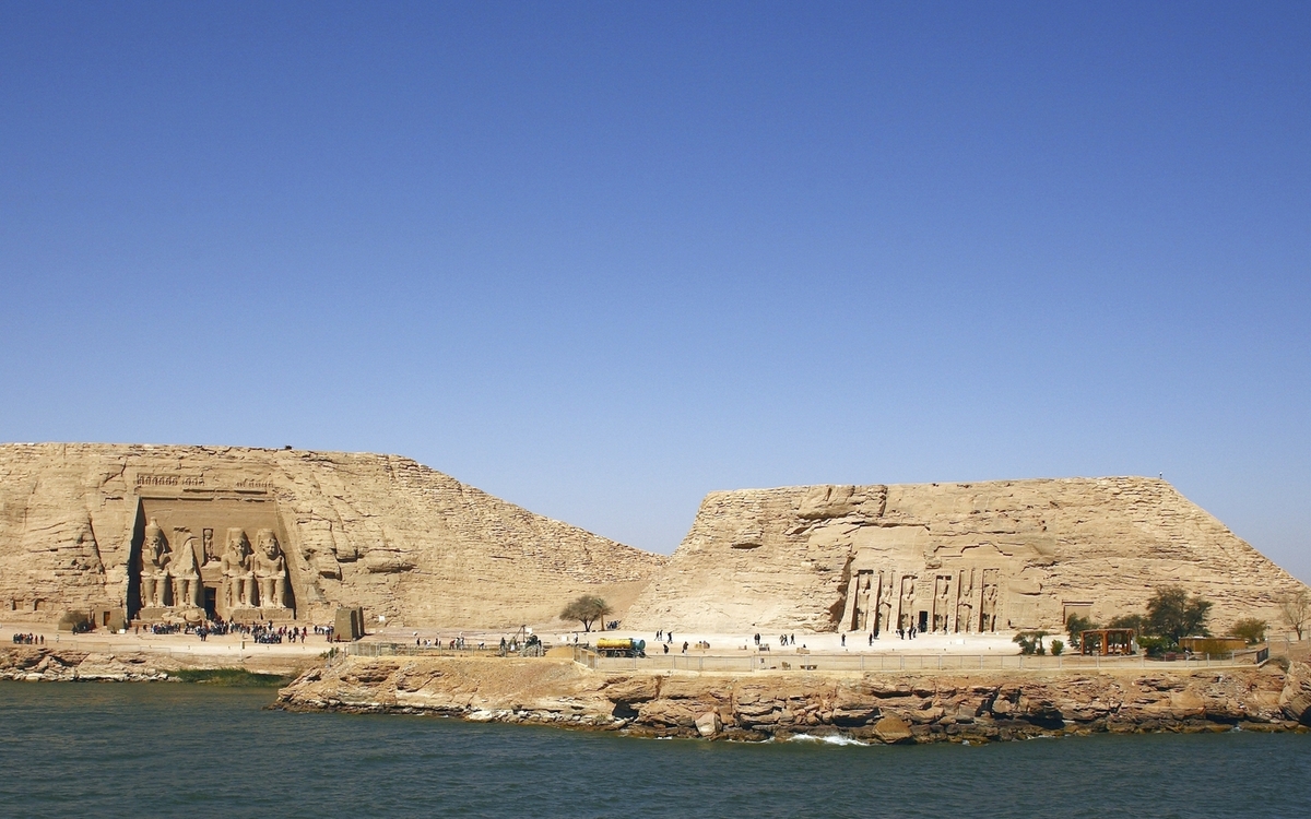 Die Tempel von Abu Simbel in Ägypten
