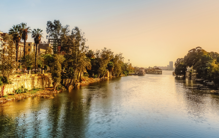 Der Nil bei Kairo, Aegypten
