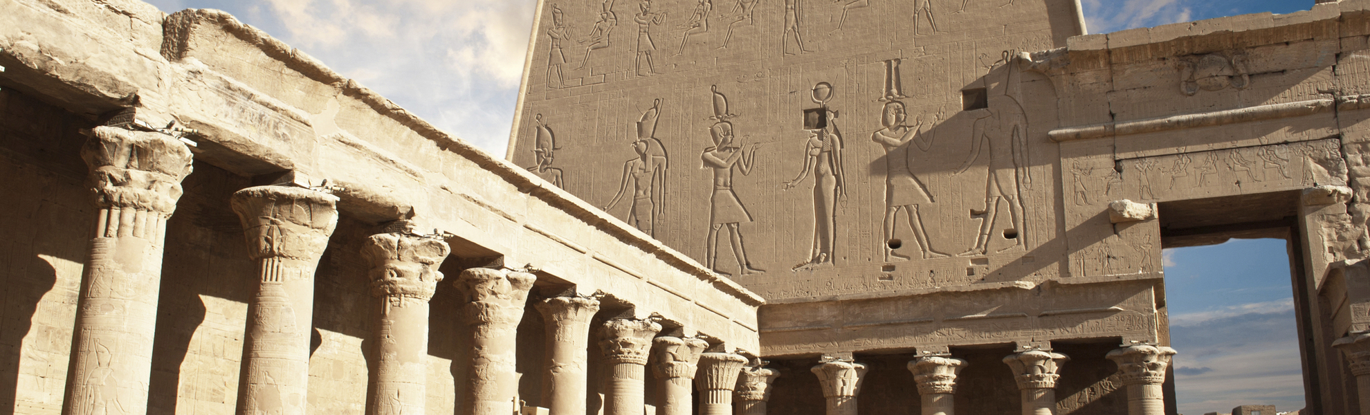 Tempel von Edfu in Ägypten