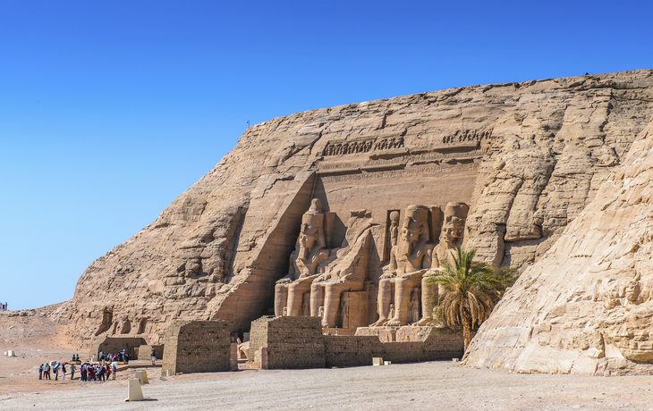"Großer Tempel" von Abu-Simbel in Ägypten