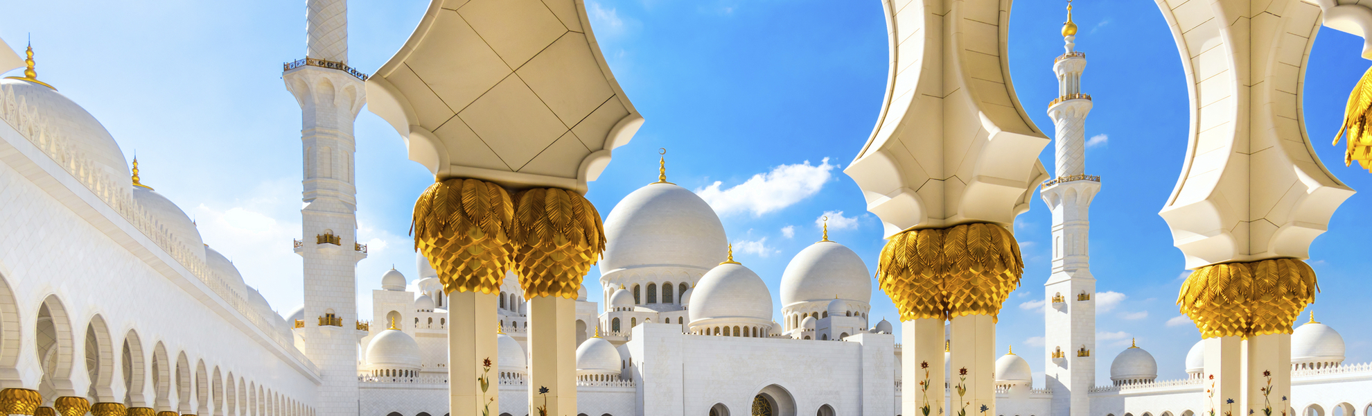 Shekih Zayed Moschee in Abu Dhabi, VAE