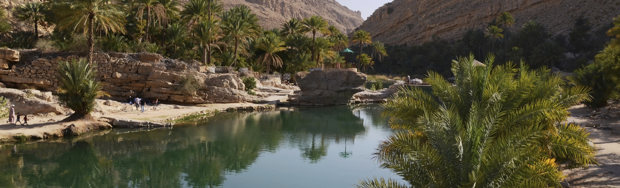 Das immergrüne Wadi Bani Khalid, Oman