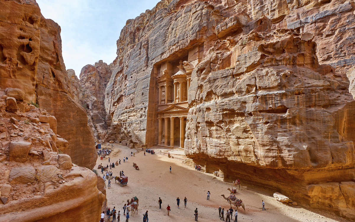 Schatzhaus des Pharao in Petra, Jordanien