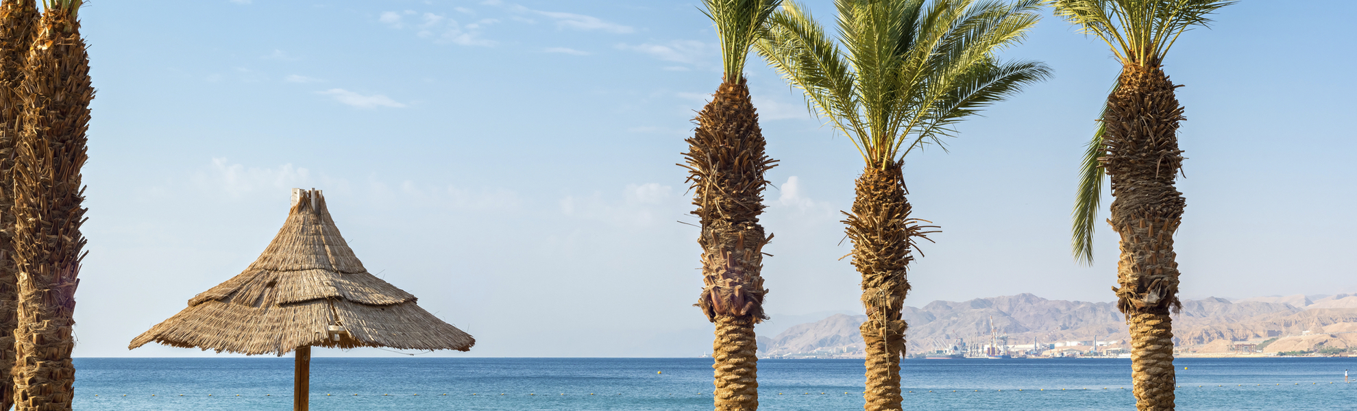 Strand in Aqaba, Jordanien