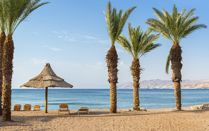 Strand in Aqaba, Jordanien