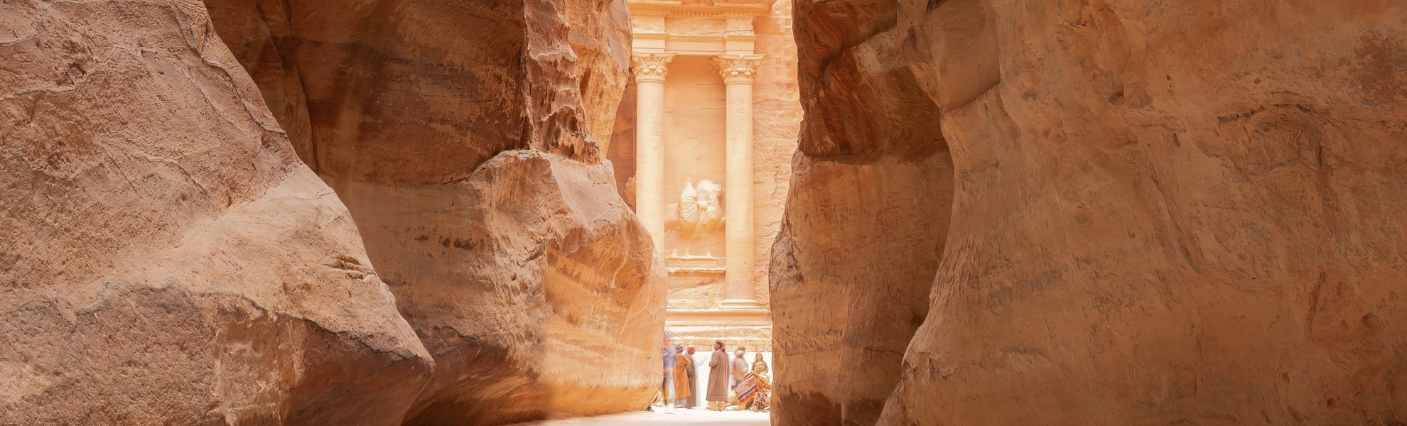 Eingang zur Felsenstadt Petra, Jordanien