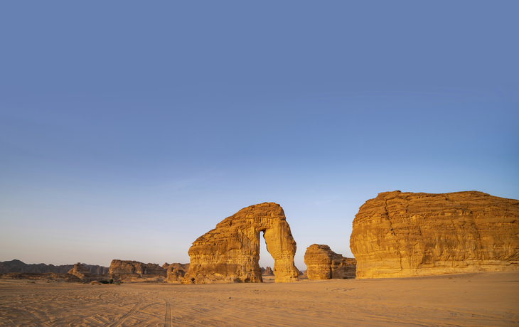 Elephant Rock nahe Al-Ula, Saudi-Arabien