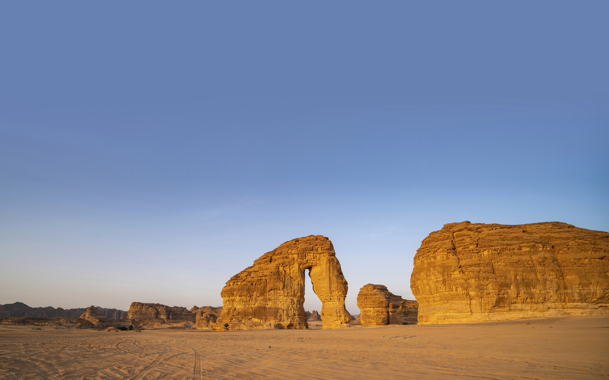 Elephant Rock nahe Al-Ula, Saudi-Arabien