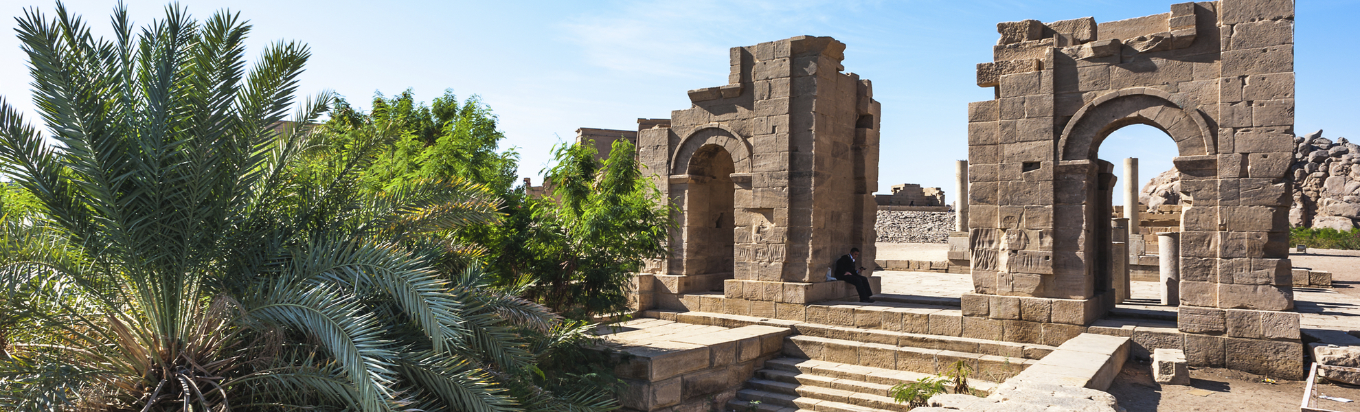 Tempel von Philae auf der Insel Agilkia in Ägypten