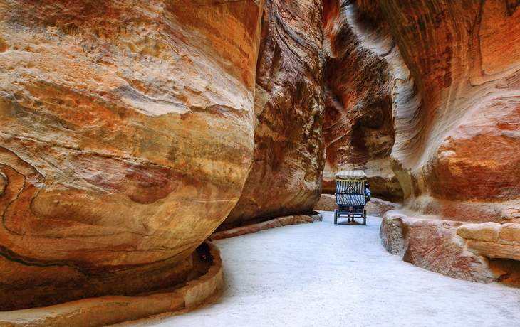 Petra Sikh Höhle in Petra, Jordanien