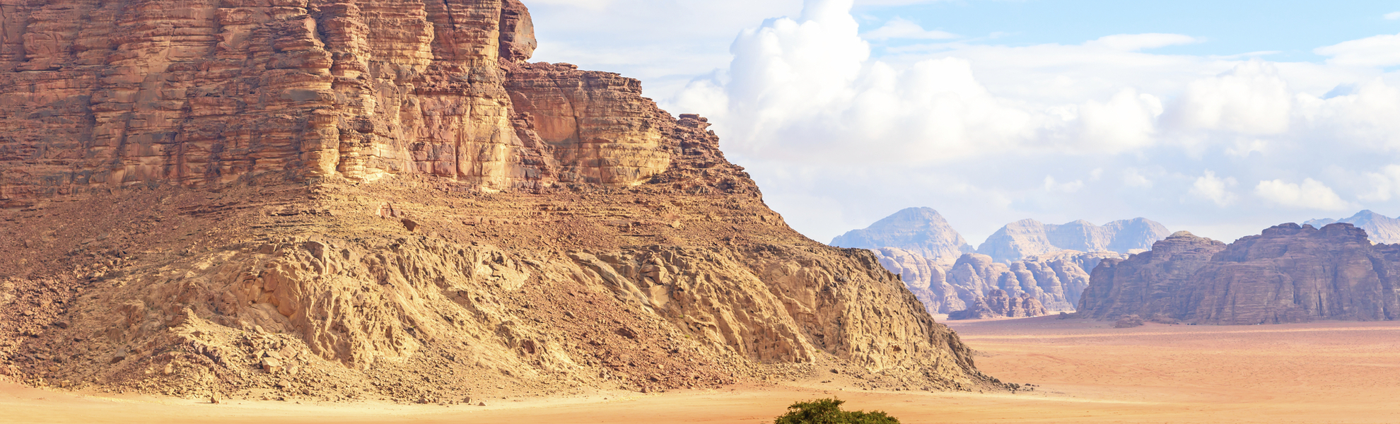 Wüstenwildnis Wadi Rum in Jordanien