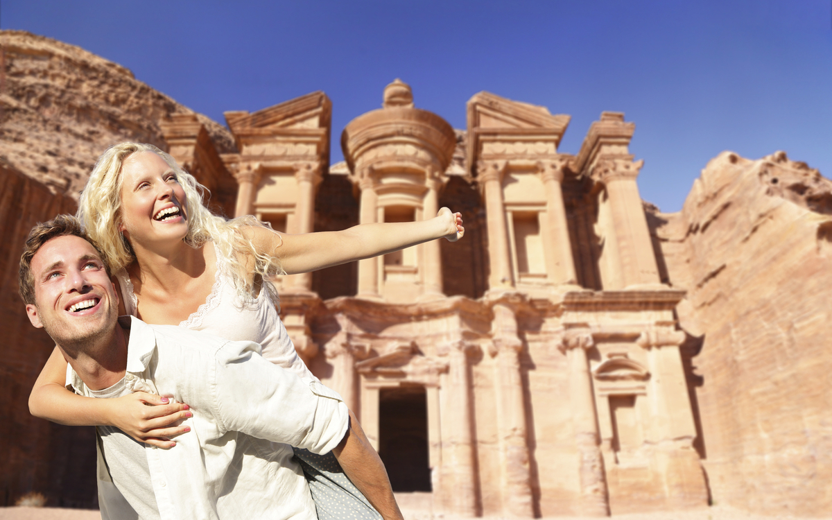 Paar in Jordanien