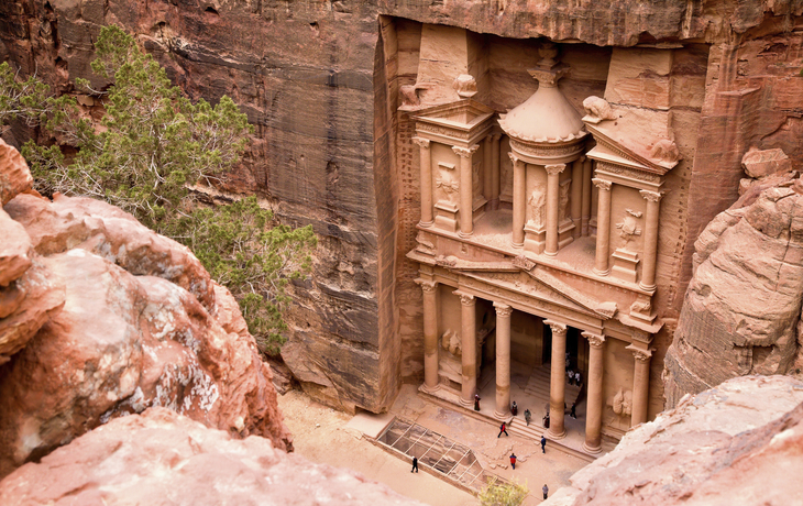 Schatzhaus der Ruinenstätte Petra, Jordanien
