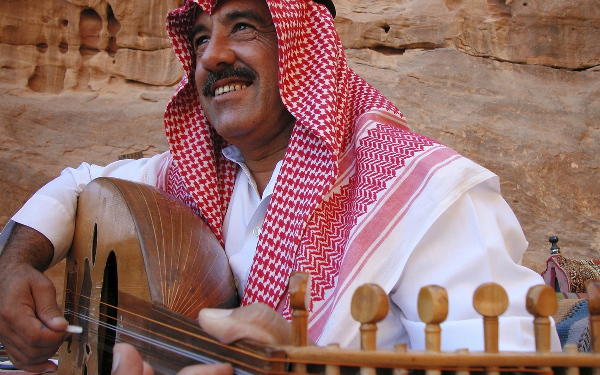 Gitarrenspieler aus Jordanien