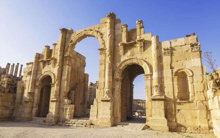 römisches Tor in Gerasa, Jordanien